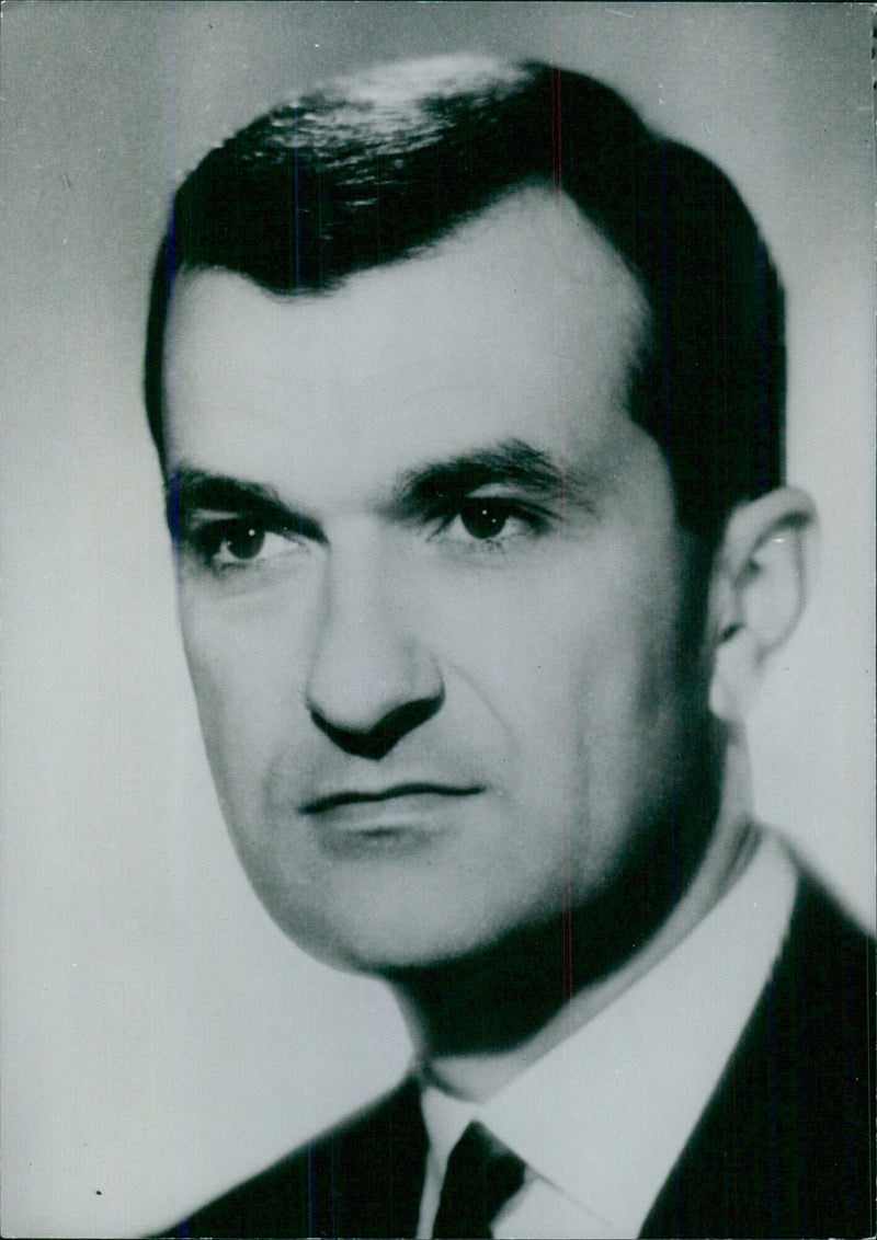 M. YVON BOURGES, French Secretary of State for Scientific, Atomic and Space Research - Vintage Photograph