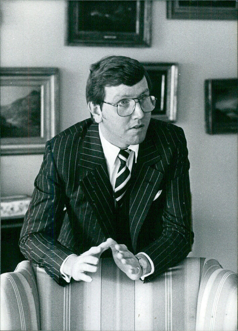 Patrick Gallagher, Head of the Gallagher Group - Vintage Photograph