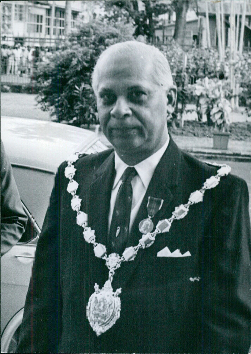 RAHAMAN B. GAJRAJ, Mayor of Georgetown, British Guiana - Vintage Photograph