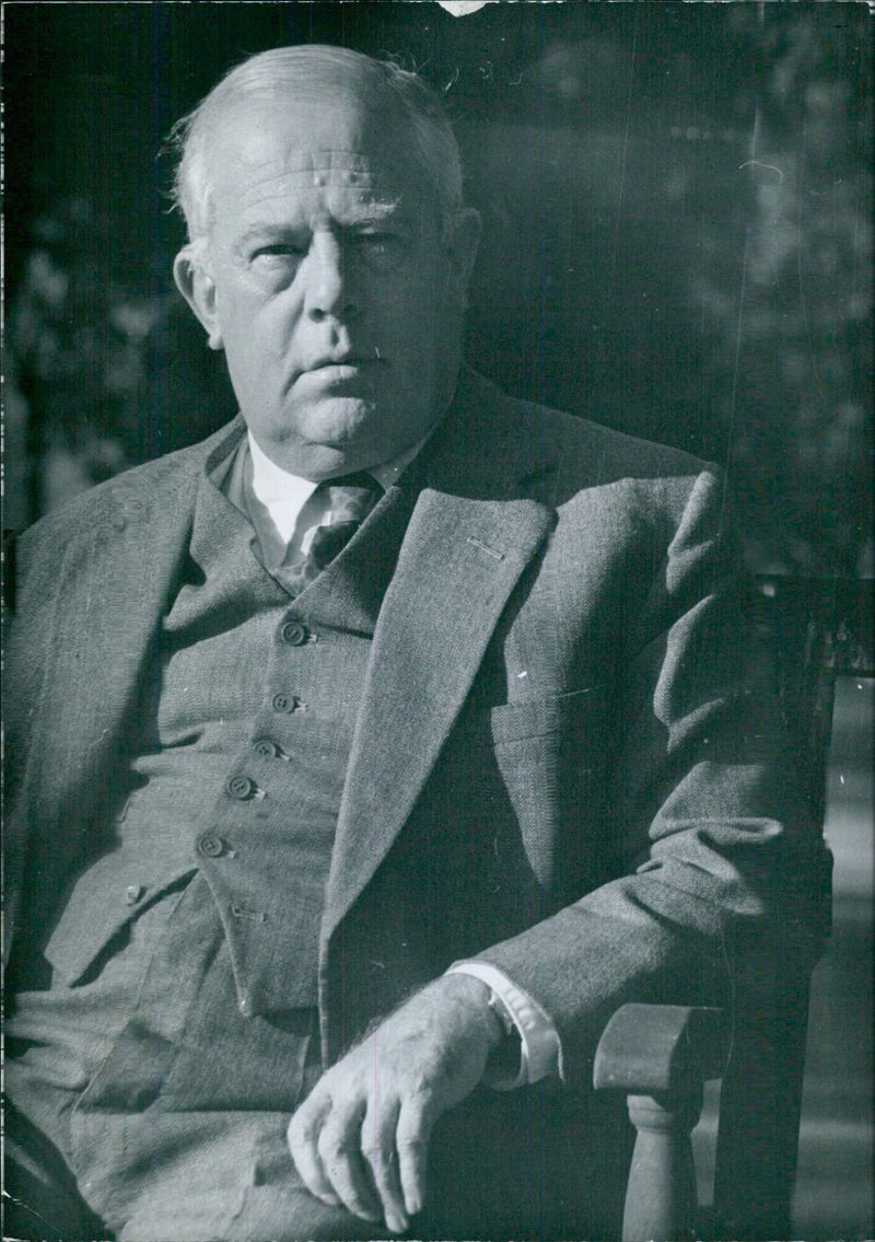 Sir Maurice Bowra, Warden of Wadham College, Oxford - Vintage Photograph