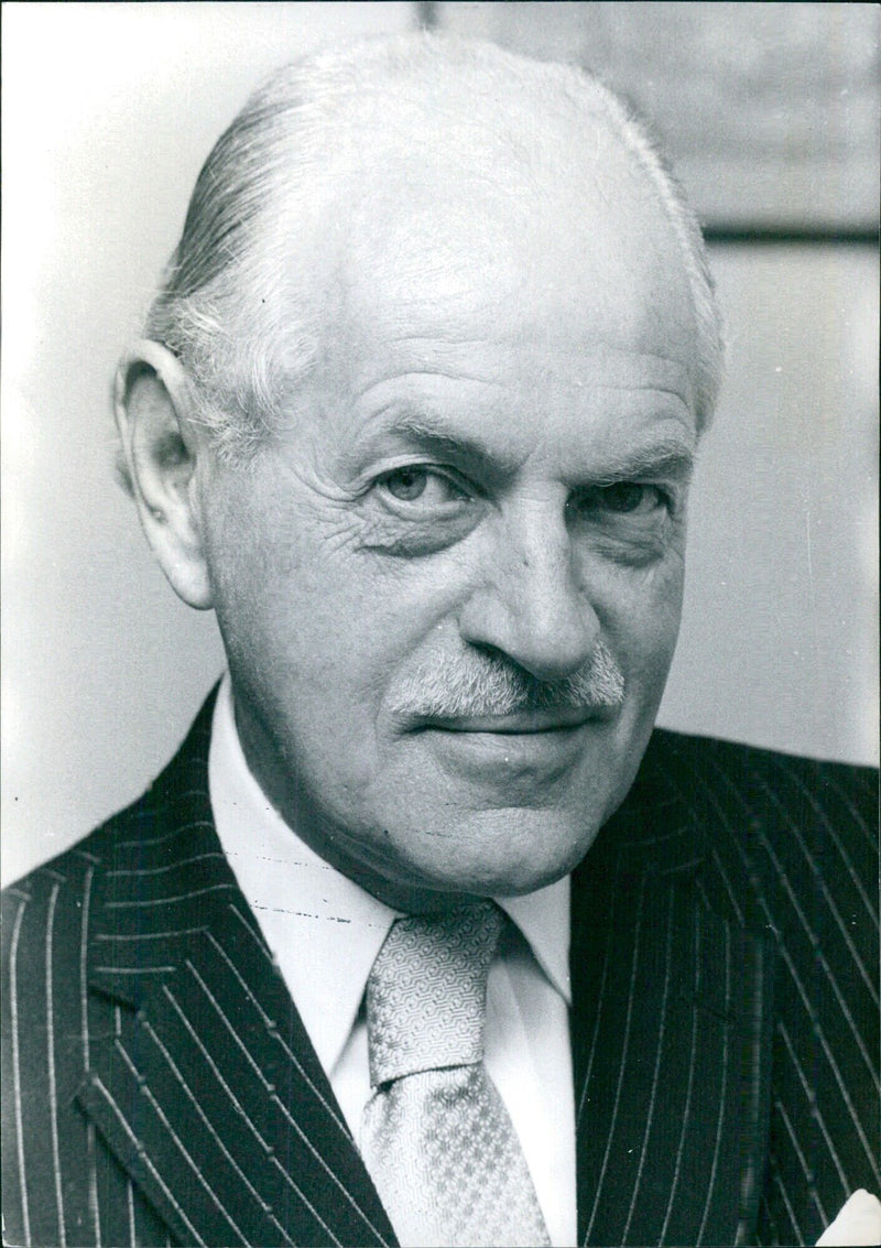 British Businessmen: JACK BOWTHORPE, Founder and Chairman of Bouthorpe Holdings Ltd. - Vintage Photograph