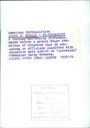 EX-COMMUNIST LOUIS F. BUDENZ - Vintage Photograph