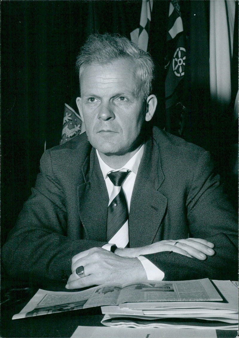 DR. EWALD BUCHER, Minister of Justice in West Germany - Vintage Photograph