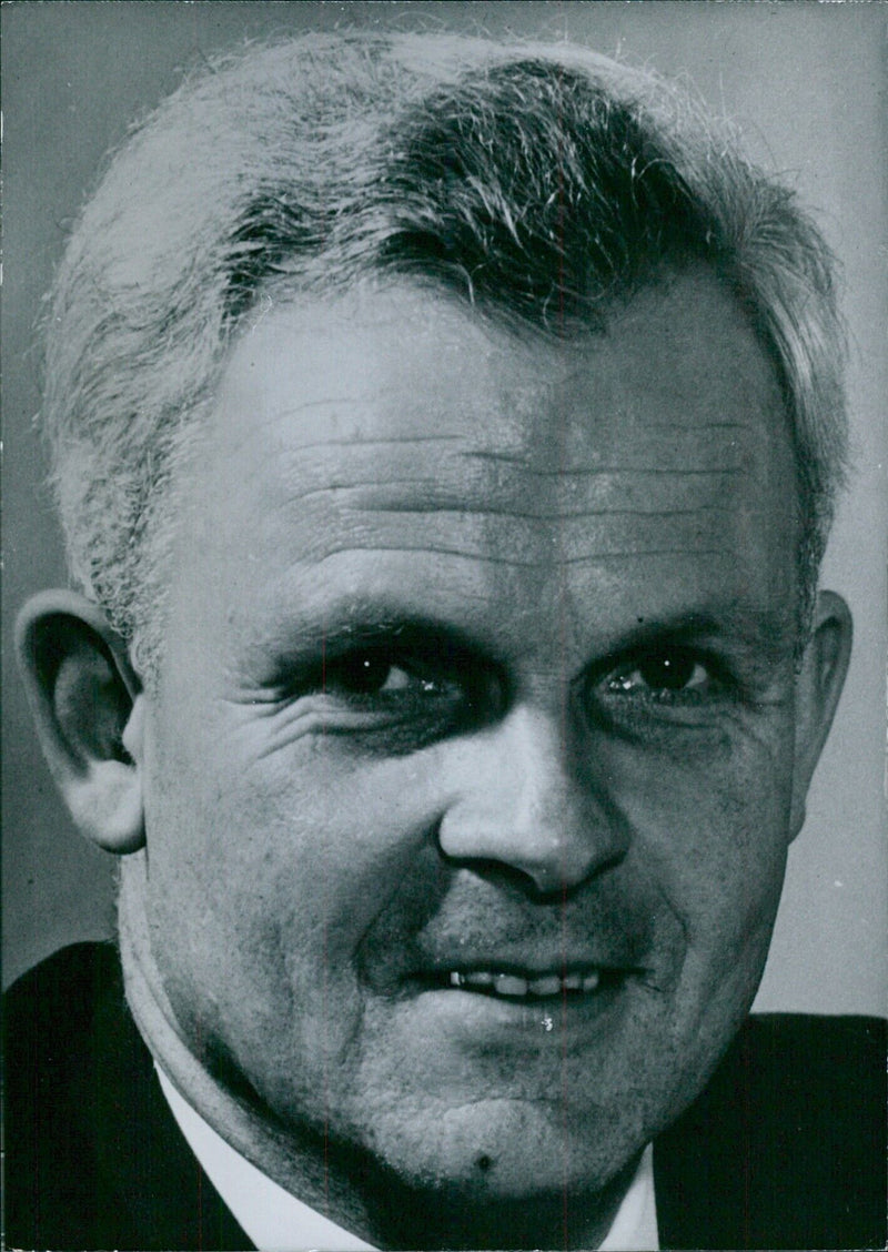 Dr. Ewald Bucher, West German Minister of Justice and Free Democratic member of the Bundestag - Vintage Photograph