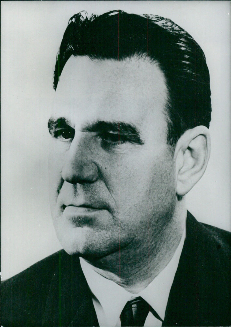 Rumanian Politicians: SIMION BUGHICI Minister of the Food Industry - Vintage Photograph