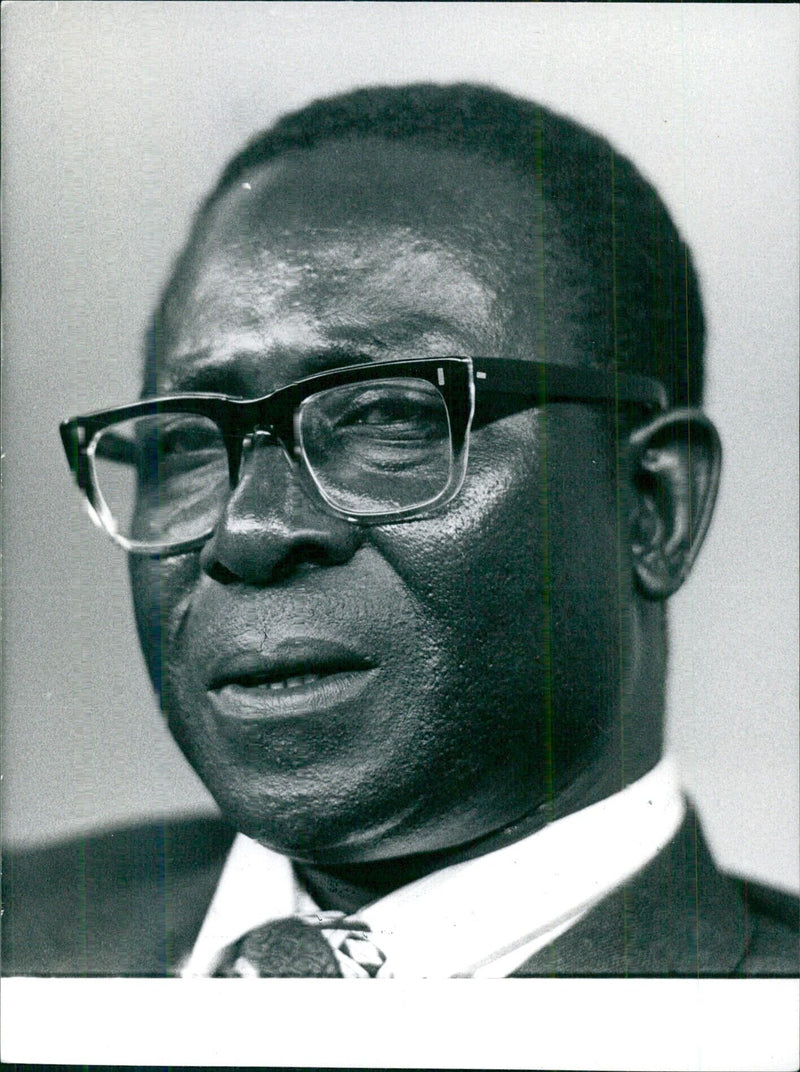 Dr. ELLIOT GABELLAH, Vice-President of the African National Congress of Rhodesia - Vintage Photograph