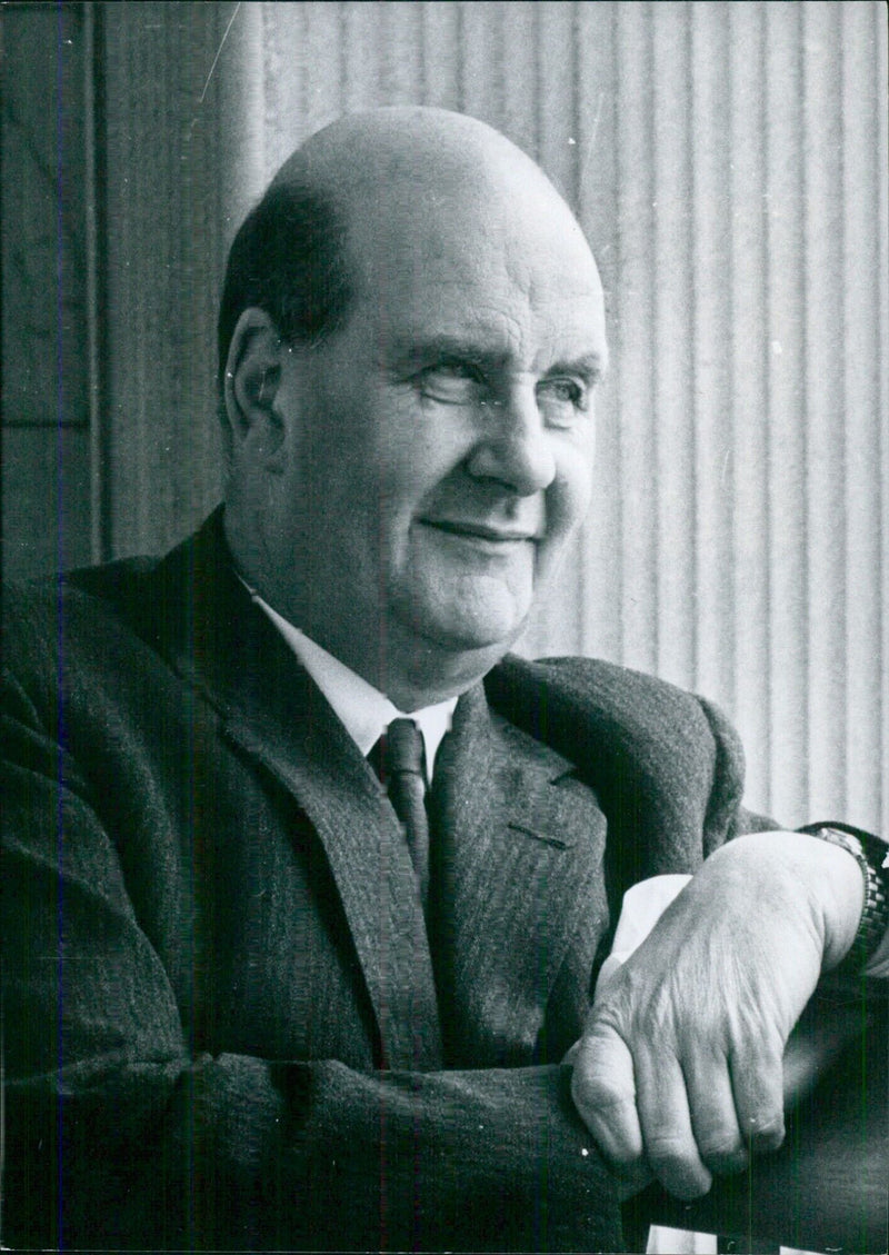 William (Bill) Fiske, Leader of the Labour Party on the Greater London Council - Vintage Photograph