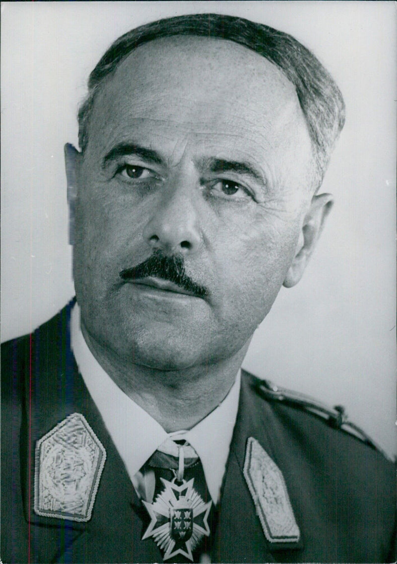 Austrian Service Chiefs: GENERAL FRANZ ZOBEL - Vintage Photograph