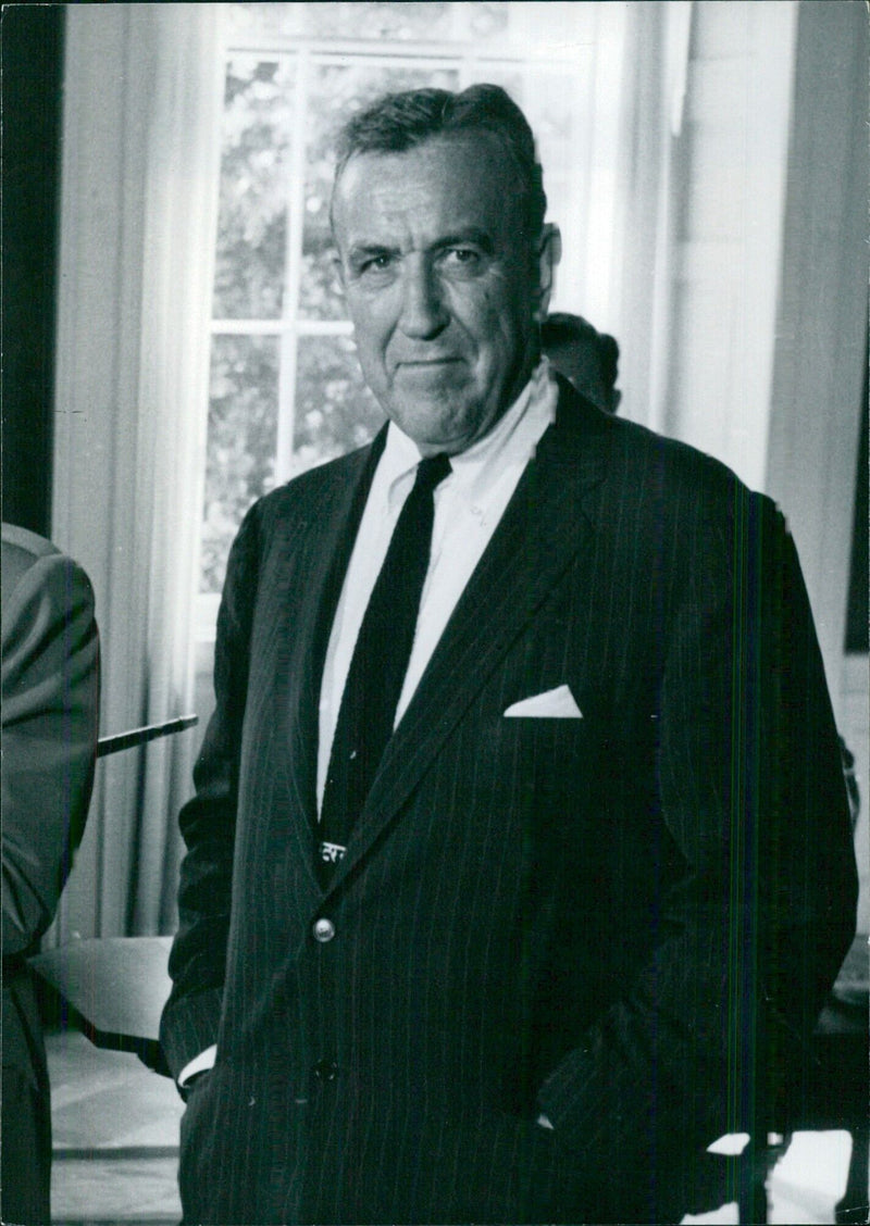 American Diplomats: CHESTER BOWLES Ambassador to India since June 1963. - Vintage Photograph