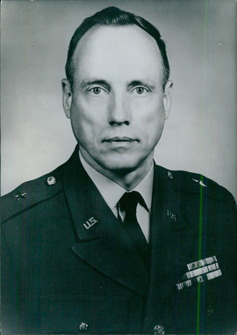 U.S. 962 American Service Chiefs: BRIGADIER-GENERAL VERNE L. BOWERS - Vintage Photograph