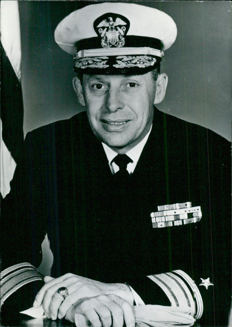 R.-Adm. WALTER D. GADDIS OPS - Vintage Photograph