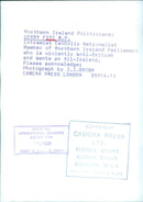 Gerry Fitt, M.P. - Vintage Photograph