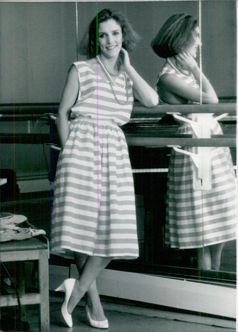 Lucy Burge, principal female dancer with the Ballet Rambert - Vintage Photograph