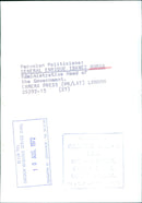 GENERAL ENRIQUE IBANEZ BURGA, Administrative Head of the Government - Vintage Photograph