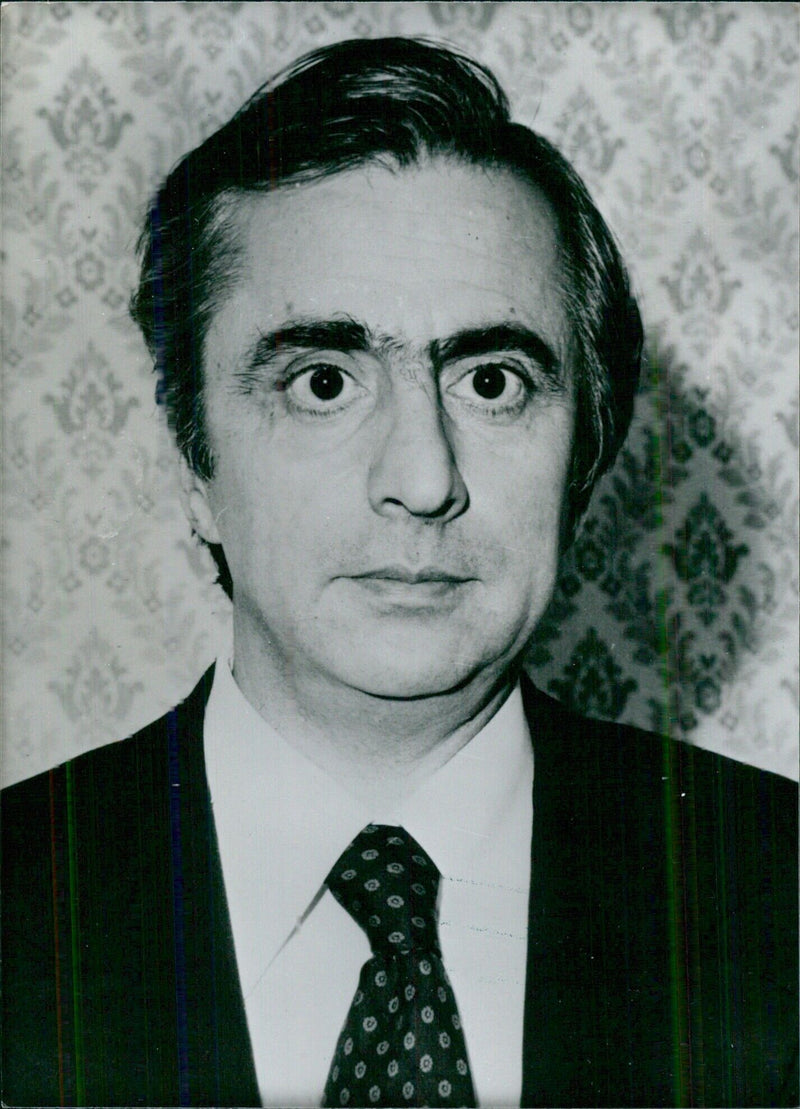 Kenan Bulutoglu, Turkey's Minister of State Enterprises - Vintage Photograph