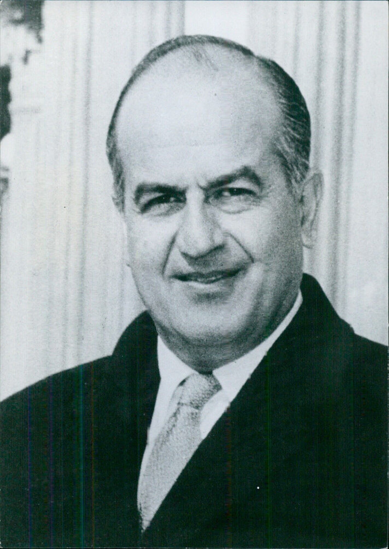 Persian Personalities: Naser Zolfaghari - Minister Without Portfolio - Vintage Photograph