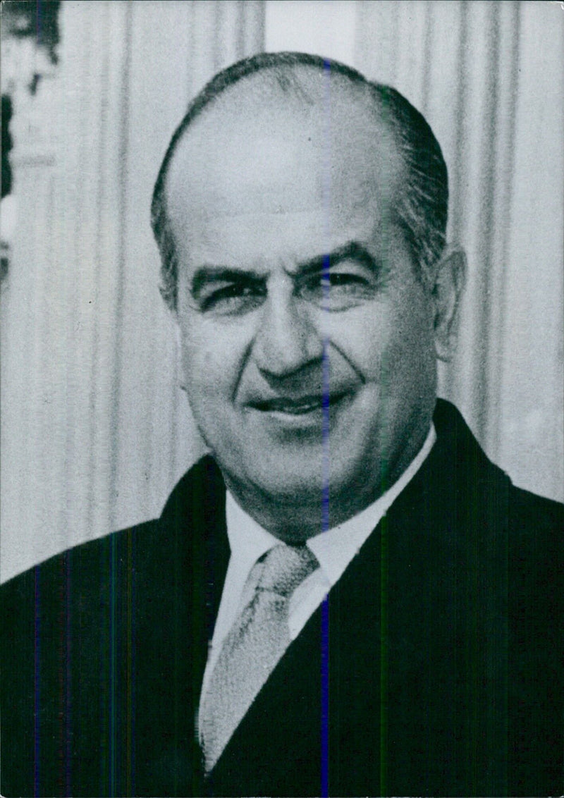 Persian Personalities: Naser Zolfaghari - Minister Without Portfolio - Vintage Photograph