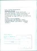 Hollywood Film Producer Barbara Boyle in her Office - Vintage Photograph