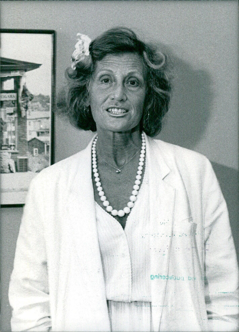 Hollywood Film Producer Barbara Boyle in her Office - Vintage Photograph