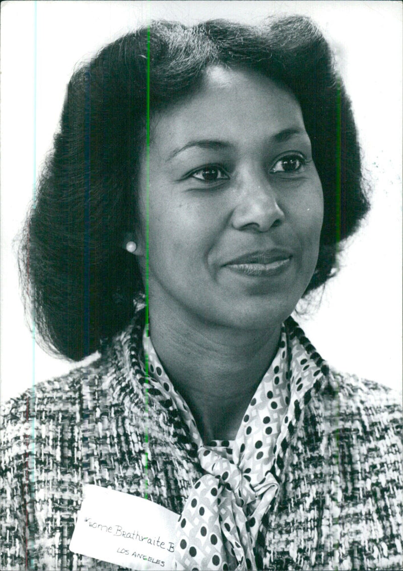 Yvonne B. Burke, Rising Young Politician from Los Angeles - Vintage Photograph