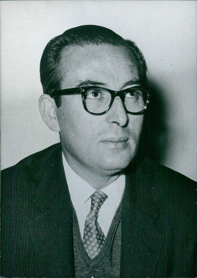 Turkish Politician Turhan Feyzioglu - Vintage Photograph