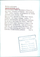 British politician James Boyden, M.P. - Vintage Photograph