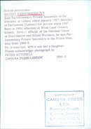 British politician Ernest Fernyhough - Vintage Photograph