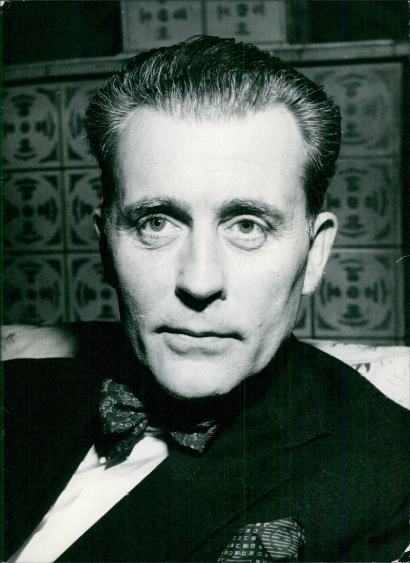 British Personalities: JOHN FERNALD Stage Producer and Principal, Royal Academy of Dramatic Art. - Vintage Photograph