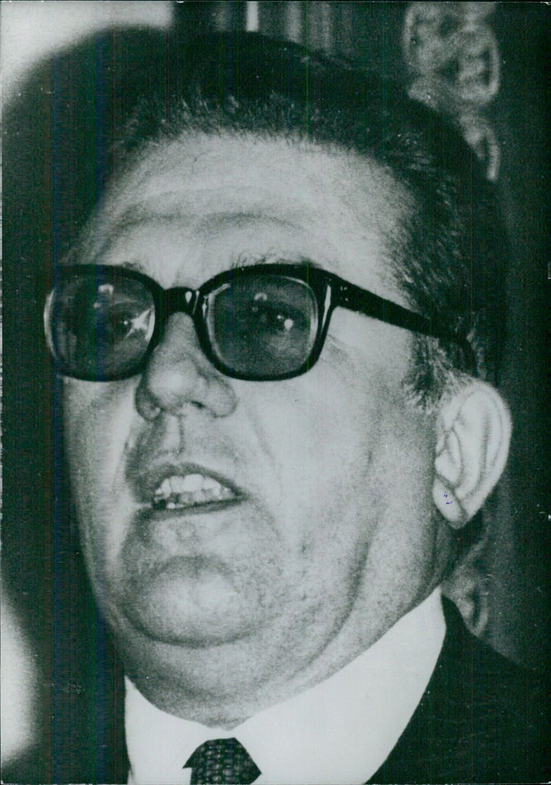 MARIO ZAGARI, Italian Minister for Foreign Trade - Vintage Photograph