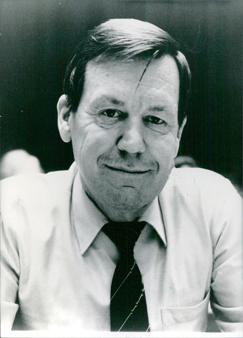 ERWIN FERLEMANN, Chairman of the West German Paper and Printworkers' Union - Vintage Photograph