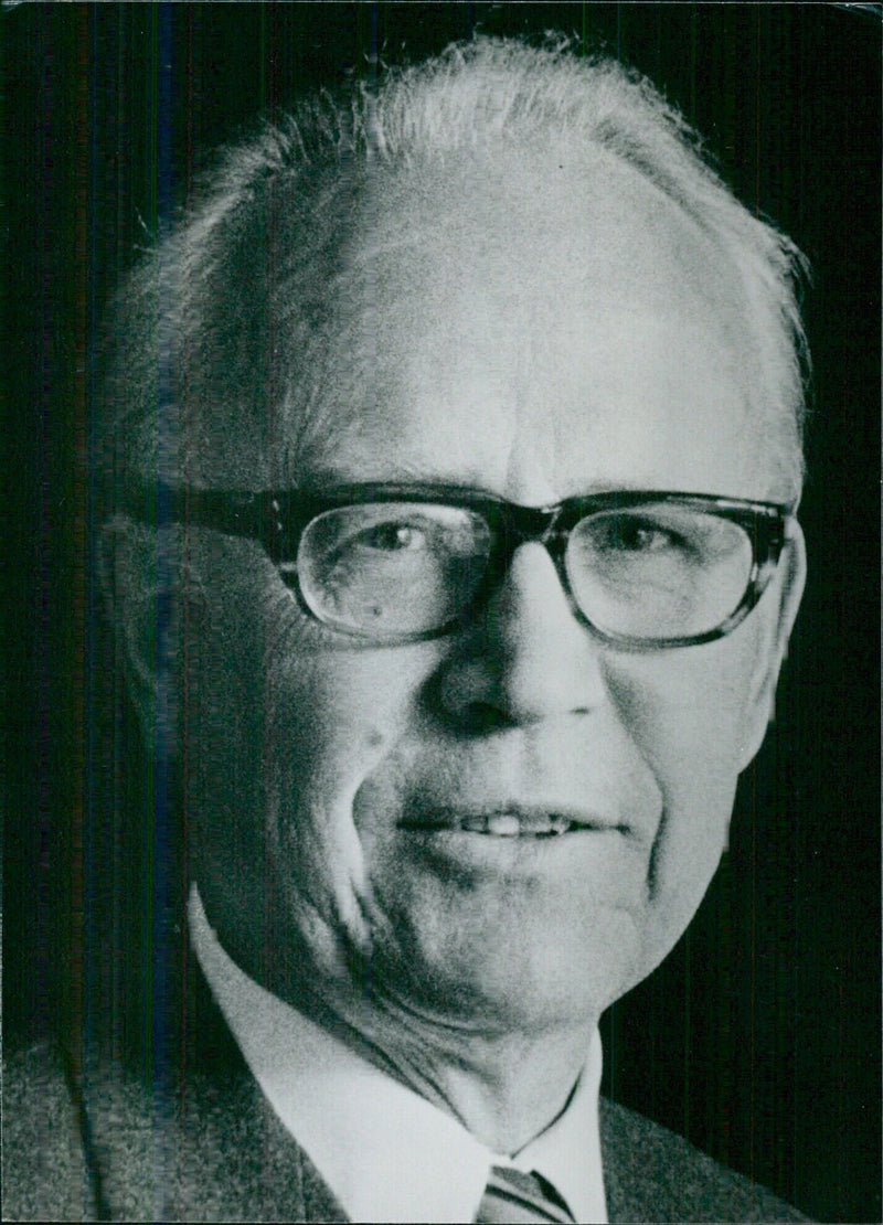 Dr. Joachim Zahn, Chairman of the Board of Management of Daimler-Benz AG - Vintage Photograph