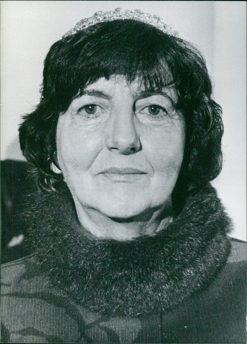 Christine Brückner, a prominent West German writer - Vintage Photograph