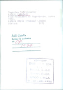 VIDOJE ZARKOVIC, Vice-President of Yugoslavia - Vintage Photograph