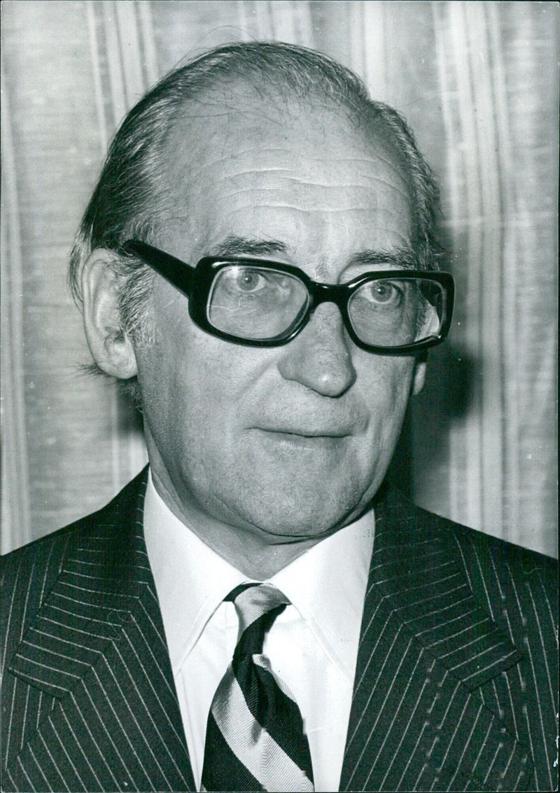 TOM BRYANS, Chief General Manager of the Trustee Savings Bank Association - Vintage Photograph