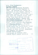 Richard Zanuck, Film Producer - Vintage Photograph