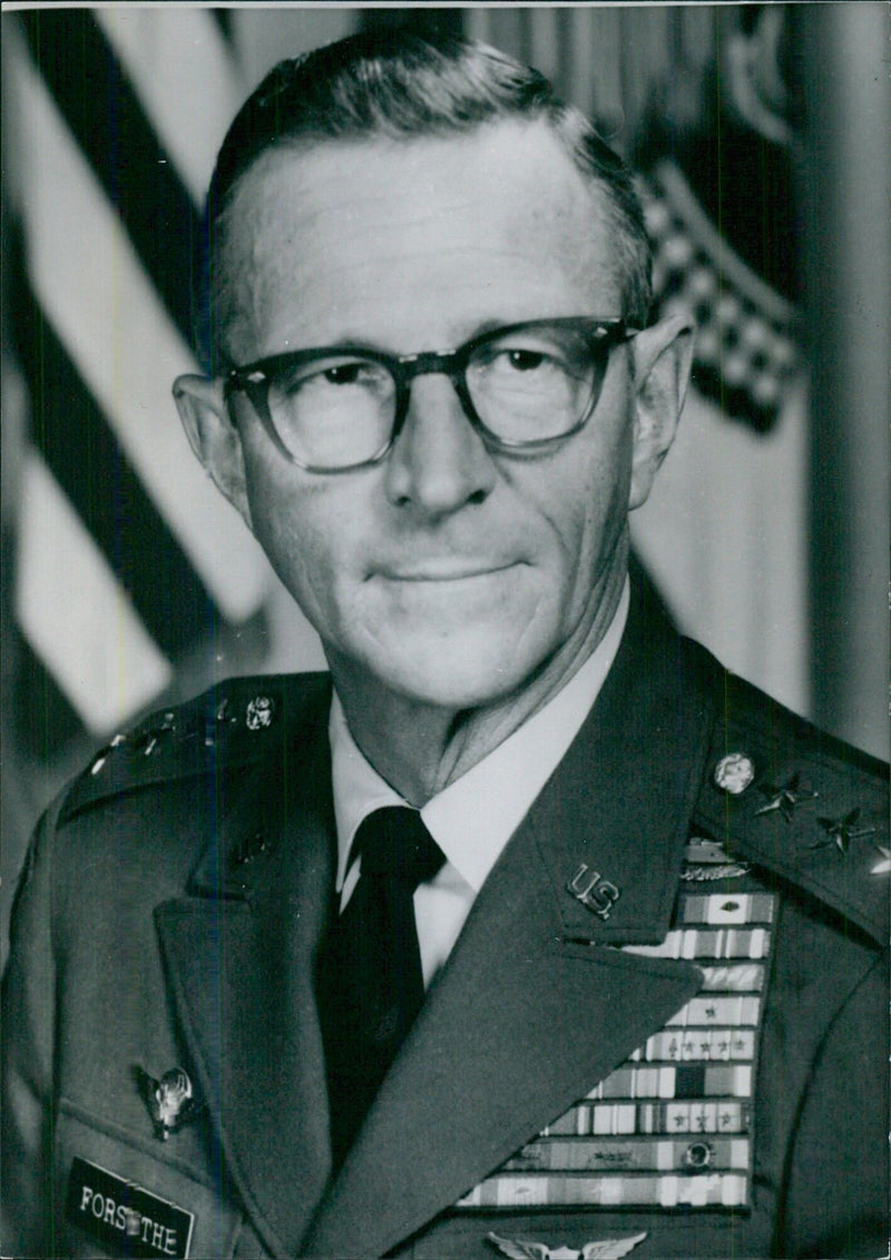 LIEUT. GEN. GEORGE I. FORSYTHE, Commanding General of the U.S. Army Combat Developments Command - Vintage Photograph