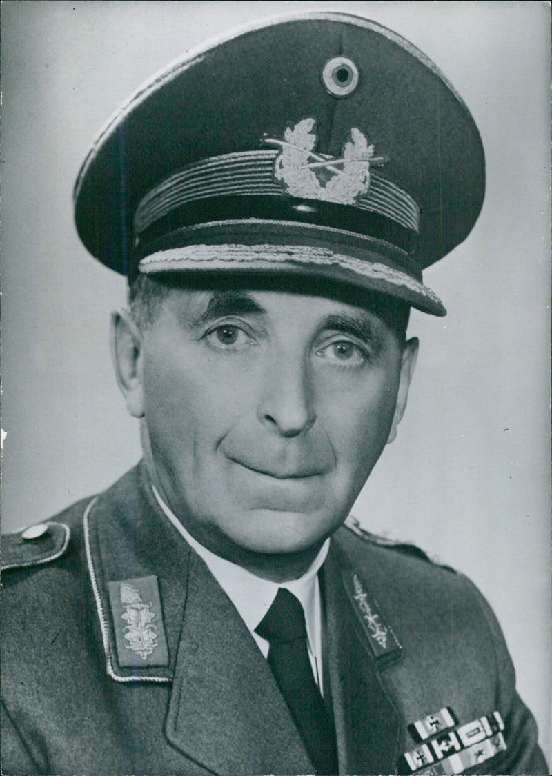 Major-General Fortsch, Deputy Chief of Staff at Supreme Headquarters - Vintage Photograph