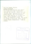 British Women Pilots: JANET FERGUSON - Vintage Photograph