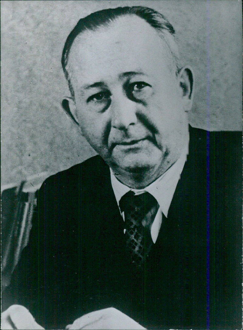 Government of Eastern Germany: MAX FECHNER Minister of Justice - Vintage Photograph