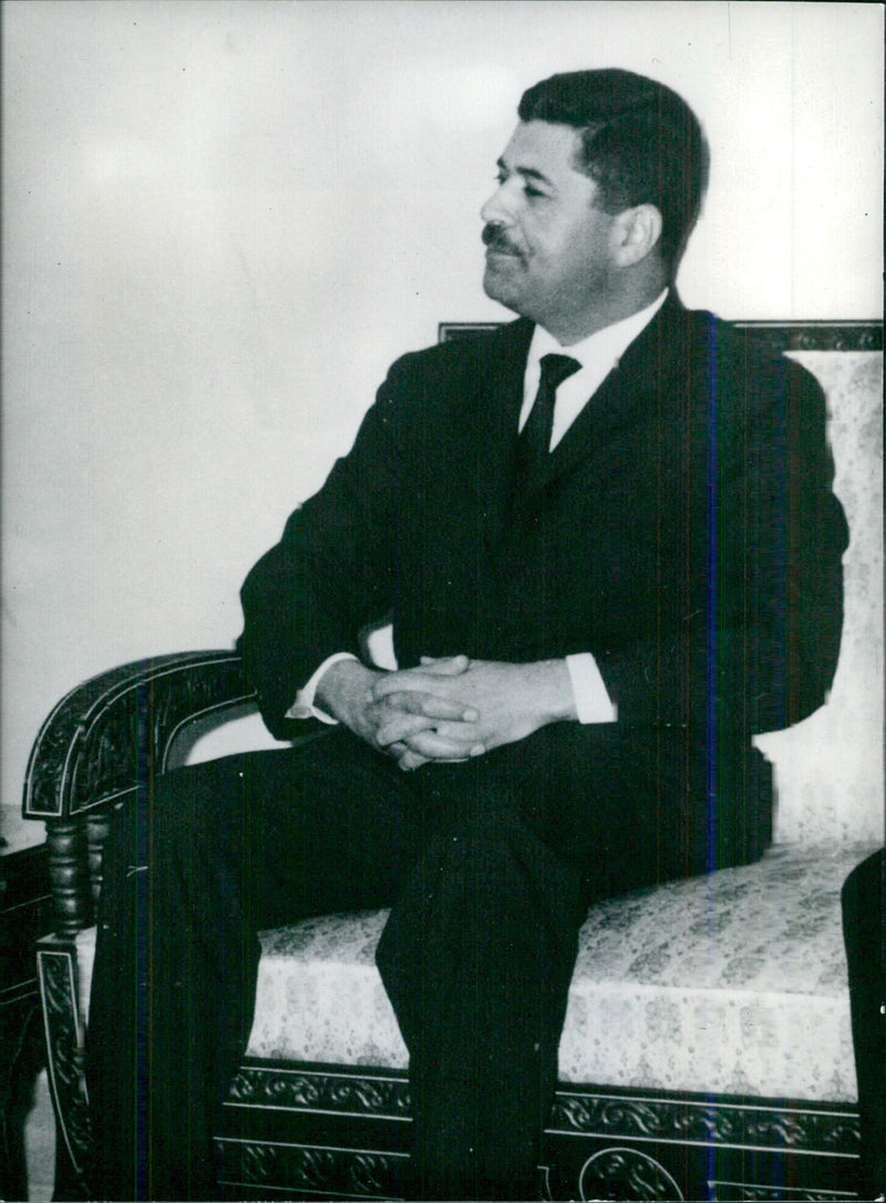 NA Syrian politicians: DR. YOUSSEF ZAYYEN Premier of Syria - Vintage Photograph