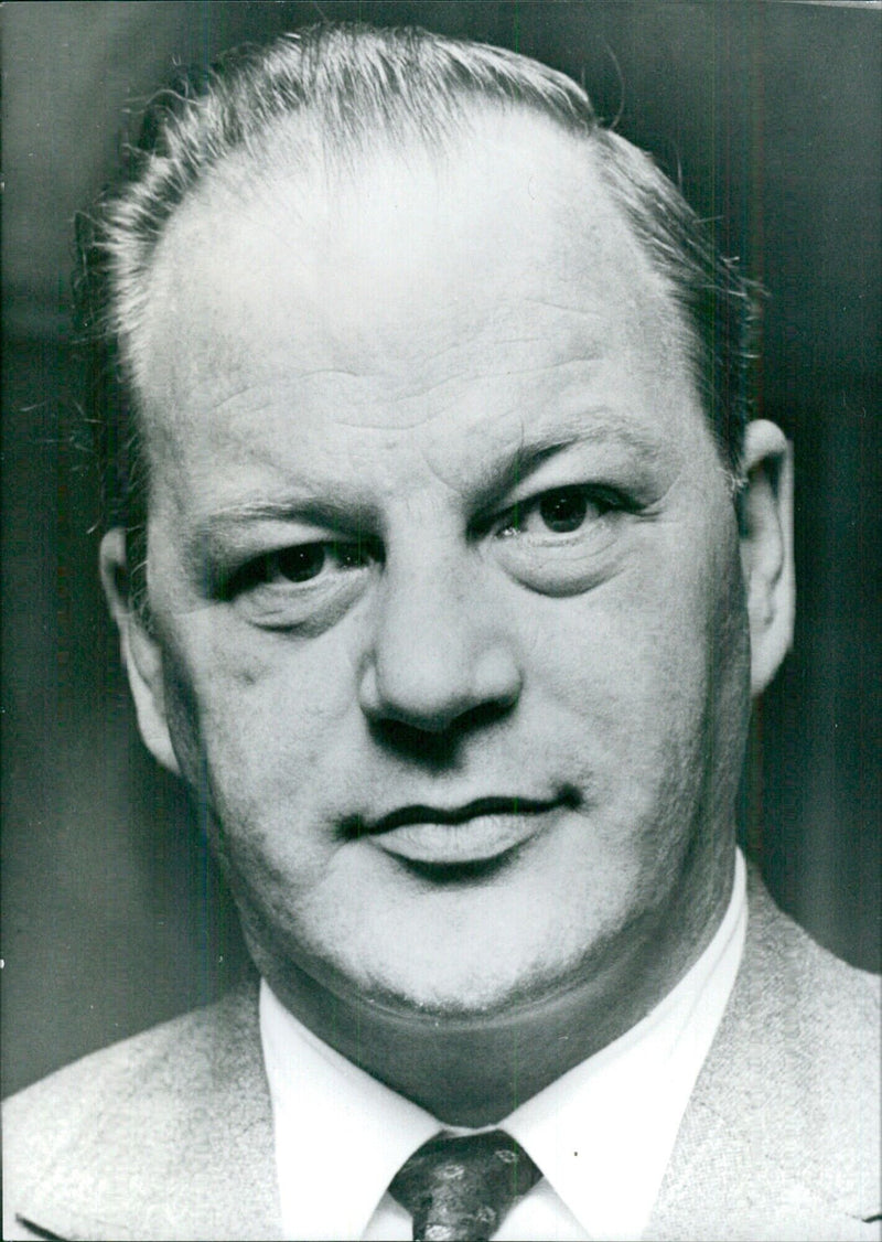 ALV JAKOB FOSTERVOLL, Minister of Defence in the Labour Government of Trygve Brattelli - Vintage Photograph