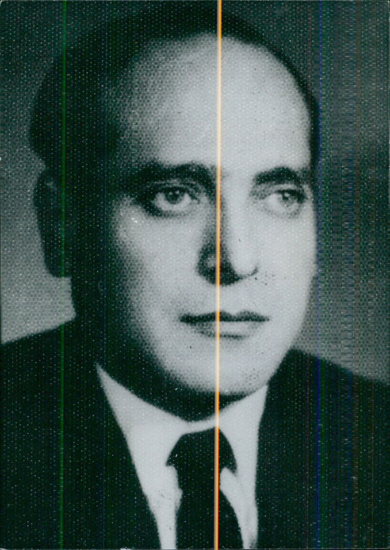 MOHAMED ABDEL SALEM EL ZAYAT Appointed Minister of State for the National Assembly in the new cabinet formed by President Sadat after his purge in May 1971. - Vintage Photograph