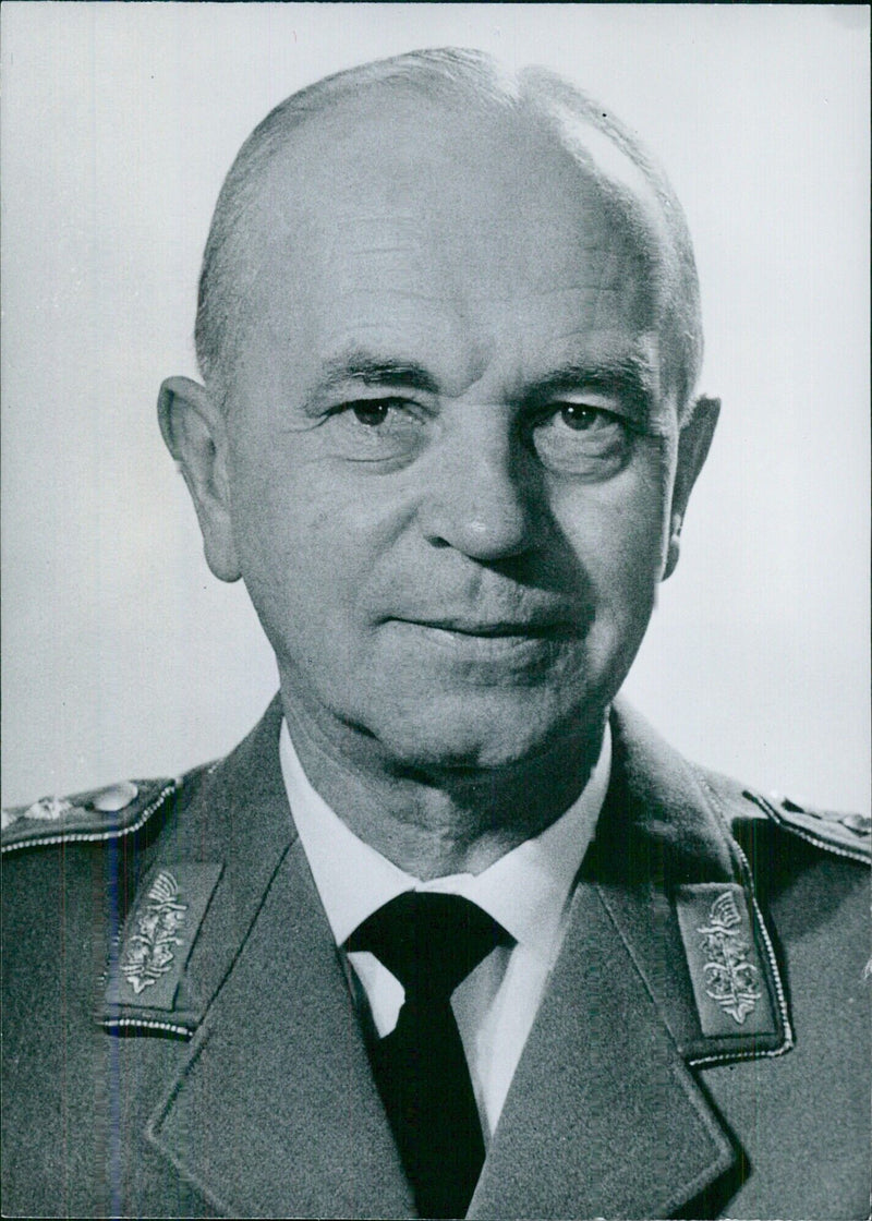 General Alfred Zerbel, Inspector-General of the West German Army - Vintage Photograph