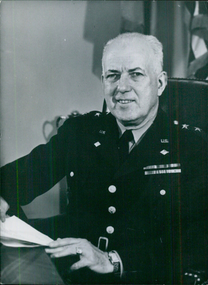 Maj. Gen. E. M. FOSTER, Chief of Finance Department, U.S. Army - Vintage Photograph