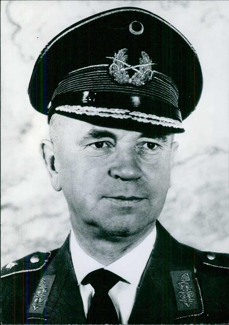 LT-GEN ALFRED ZERBEL, Inspector-General of the Bundeswehr - Vintage Photograph