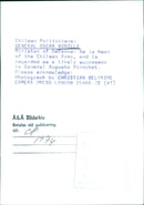 Chilean Politician General Oscar Bonilla, Minister of Defence - Vintage Photograph