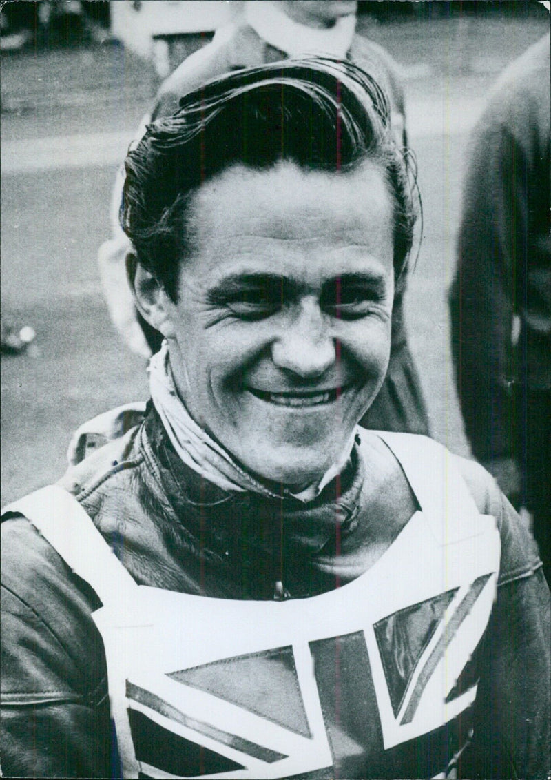 British Speedway Riders: NIGEL BOOCOCK - Vintage Photograph