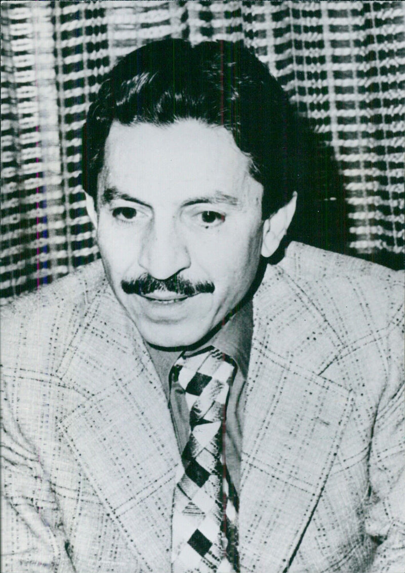 SALAH ABU ZAID, Jordanian Minister of Culture and Information - Vintage Photograph