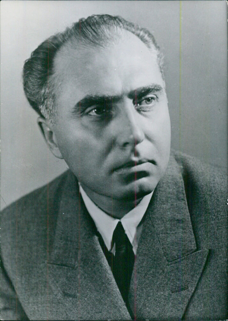 PETRE BORTLA, First Vice-Chairman of the Council of Ministers and member of the Political Bureau of the Rumanian Workers Party - Vintage Photograph