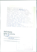 British Politician Robert Crofton Brown, M.P. - Vintage Photograph